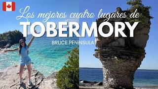 Viaje a TOBERMORY; The Grotto, Flowerpot Island, Lion's Head y Fish & Chips. Bruce Peninsula