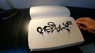 Graffiti Sketchbook Tour + Resk12 Sketch