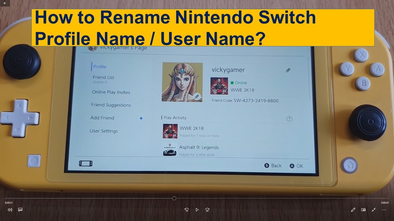 How Nintendo Profile Name User Name? - YouTube