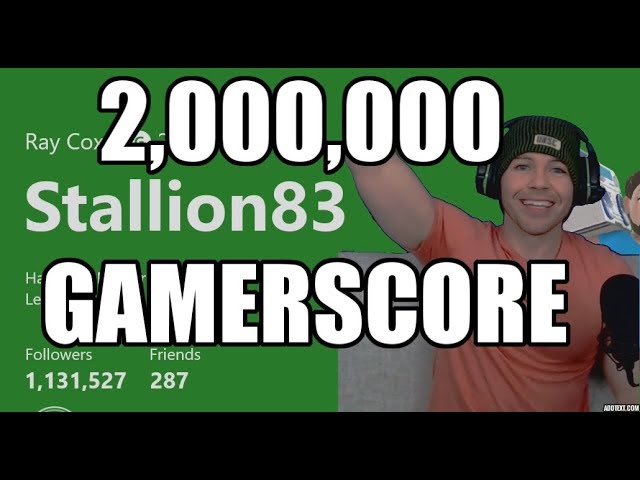 Stallion83 Hits Two Million Gamerscore