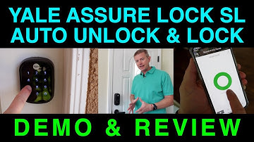 Yale Assure Wi-Fi Smart Lock Auto Unlock and Lock Review Demo