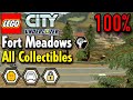 LEGO City Undercover Fort Meadows 100 Guide All Collectibles 