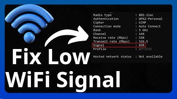 How To Fix Low WiFi Signal Strength In Windows