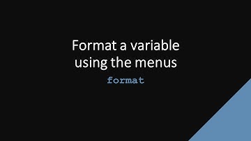 SDAS Stata TechTok - Format (menu version)