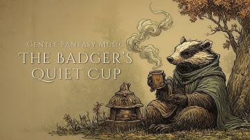 Gentle Fantasy Music for Autumn Rest – The Badger’s Quiet Cup