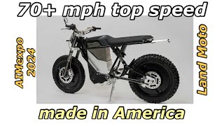 70 mph ebike &amp; made in America - Land Moto electric motorcycles