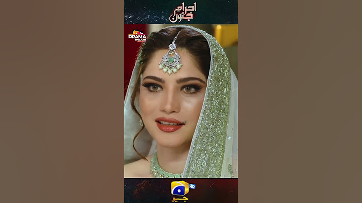 Shanze Or Shani Ki Shadi 😍💗| EhraameJunoon | #neelammuneer #shorts #dramabazaar