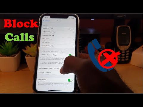 Video: Jak zablokujete volajícího na iPhone 10?