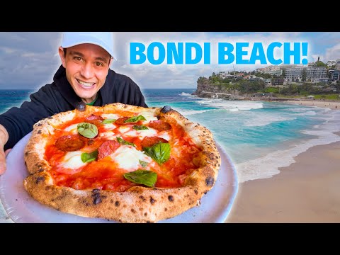 Famous Bondi Beach Australia!! 🇦🇺 Coastal Walk + Pizza Lunch in Sydney!