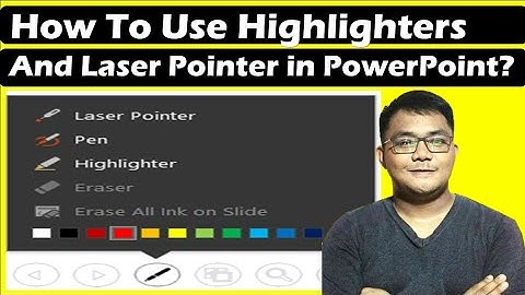 How To Use Highlighters and Laser Pointer in MS PowerPoint? | Teacher Kevin PH