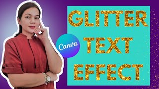 HOW TO CREATE ✨GLITTER TEXT EFFECT✨| CANVA TUTORIAL | AVITHERESETALK
