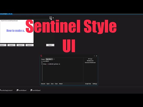 How To Make A Sentinel Style Ui For Your Roblox Exploit 2020 Youtube - roblox sentinel exploit discord