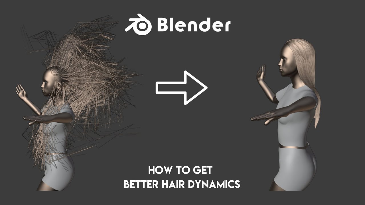 Blender Hair Tutorial: How to Create Blonde Hair Using the Hair Dynamics Tool - wide 6