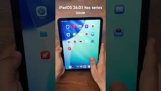 iPadOS 26.0.1 #shorts #ipad