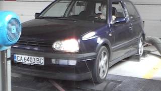 vw golf 3 1 9 tdi 110hp afn tuning adler auto godech bulgaria dynojet 224xlc dyno