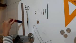 Percobaan Magnet | Benda Magnetis  dan non magnetis