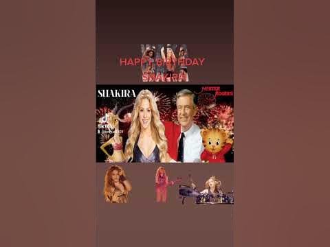Happy Birthday Shakira - YouTube