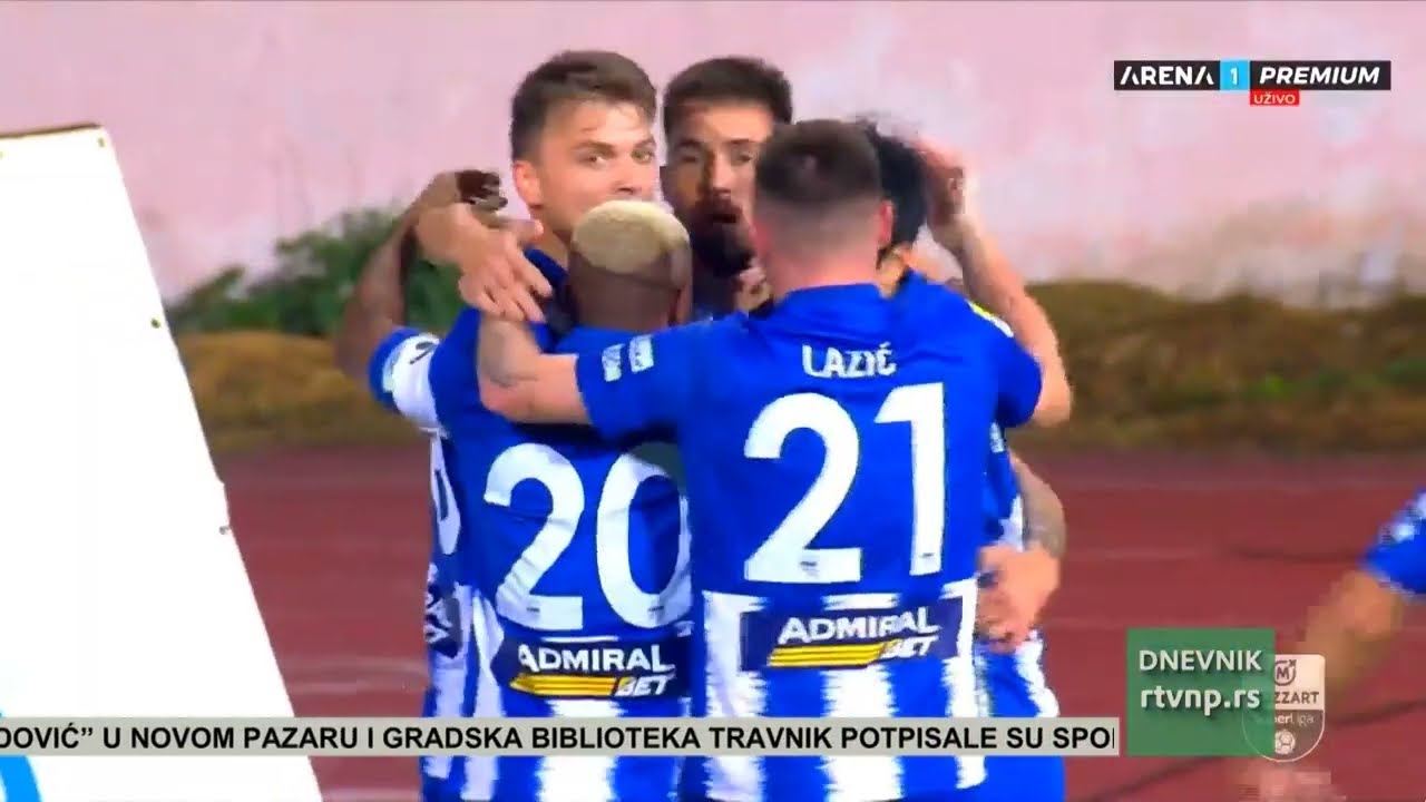 FK Radnicki Nis 1-3 FK Novi Pazar :: Resumos :: Vídeos 
