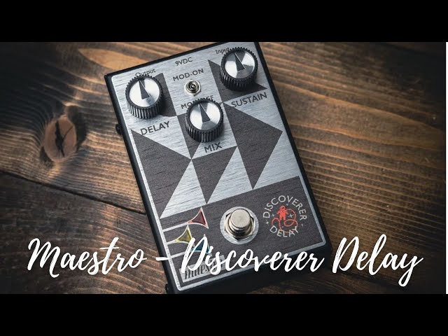 Maestro DISCOVERER DELAY 動作確認済み Maestro - Discoverer Delay Pedal - YouTube