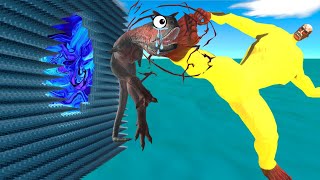 Colossal Titan Kick All Unit and Evolve to Fight Shin Godzilla - Animal Revolt Battle Simulator