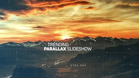 Inspiring Parallax Slideshow (After Effects template)