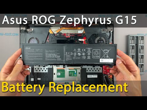 Asus ROG Zephyrus G15 GA502, GU502 Battery Replacement | Step‑by‑Step DIY Guide