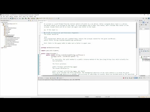 Java Lab: Acronyms