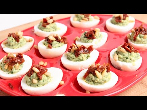 Italian Deviled Eggs Recipe - Laura Vitale - Laura in the Kitchen Episode 926