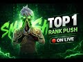 ⚡ GRANDMASTER TOP 1 PUSH! V Badge Lobby 💎 FF LIVE 🔴 Free Fire LIVE!#ff #freefire#shorts