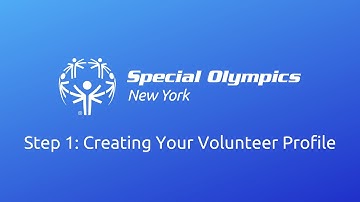 Step 1: Creating Your Volunteer Profile