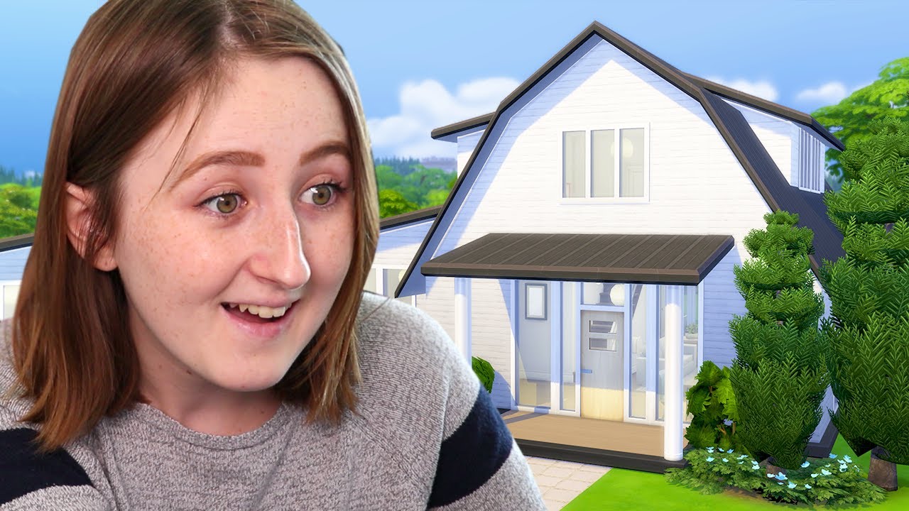 I turned an old barn into a modern dream house in The Sims 4 - YouTube