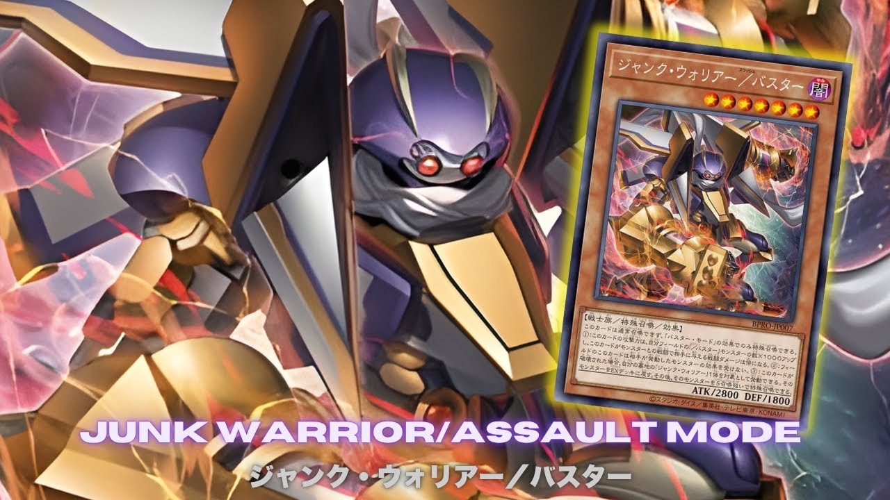 Assault Mode Activate Turn 1 !! Junk Warrior/Assault Mode DECK NEW CARD - YUGIOH