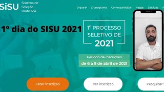 Sisu 2021: Como foi o primeiro dia de inscrição? Sisu 2021: Como foi o primeiro dia de inscrição?