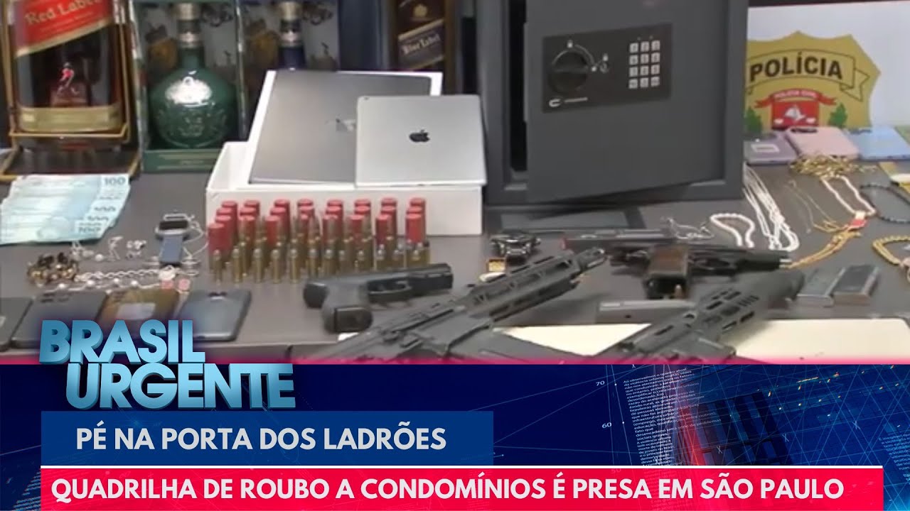 Se deu mal: quadrilha de roubo a condomínios é presa | Brasil Urgente
