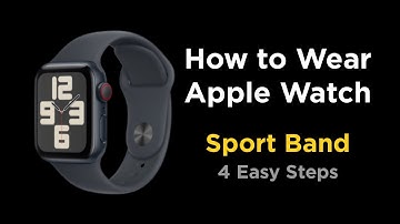 How to Wear Your Apple Watch Sport Band Properly - Secure Fit #sportband