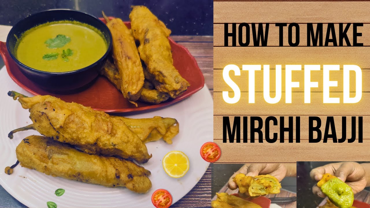Stuffed Mirchi Bajji in Tamil | How to make stuffed Mirchi Bajji ...