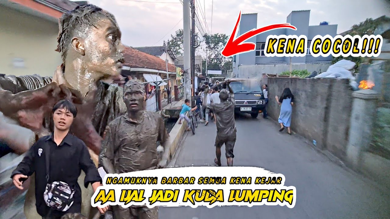 AA IJAL JADI KUDA LUMPING!! SEMUA HAMPIR KENA COCOL KUDA LUMPING NGAMUK - Gumilang Putra Ciporeat