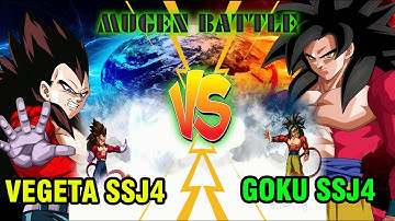 Goku SSJ4 VS Vegeta SSJ4 - Mugen 2020