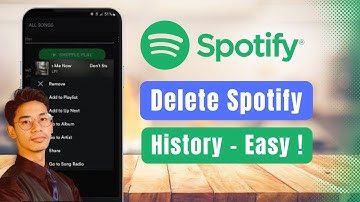 How to Delete Spotify History !