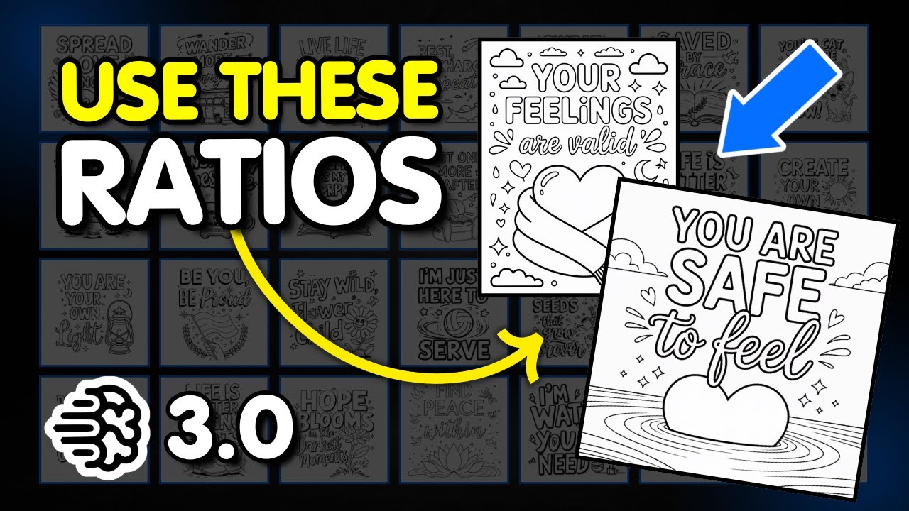 Вот правильные размеры иероглифов для раскрасок KDP.