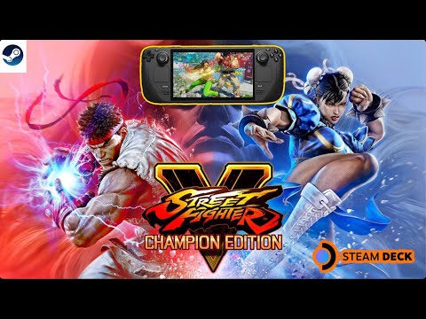 Street Fighter 5 - Steam Deck Gameplay