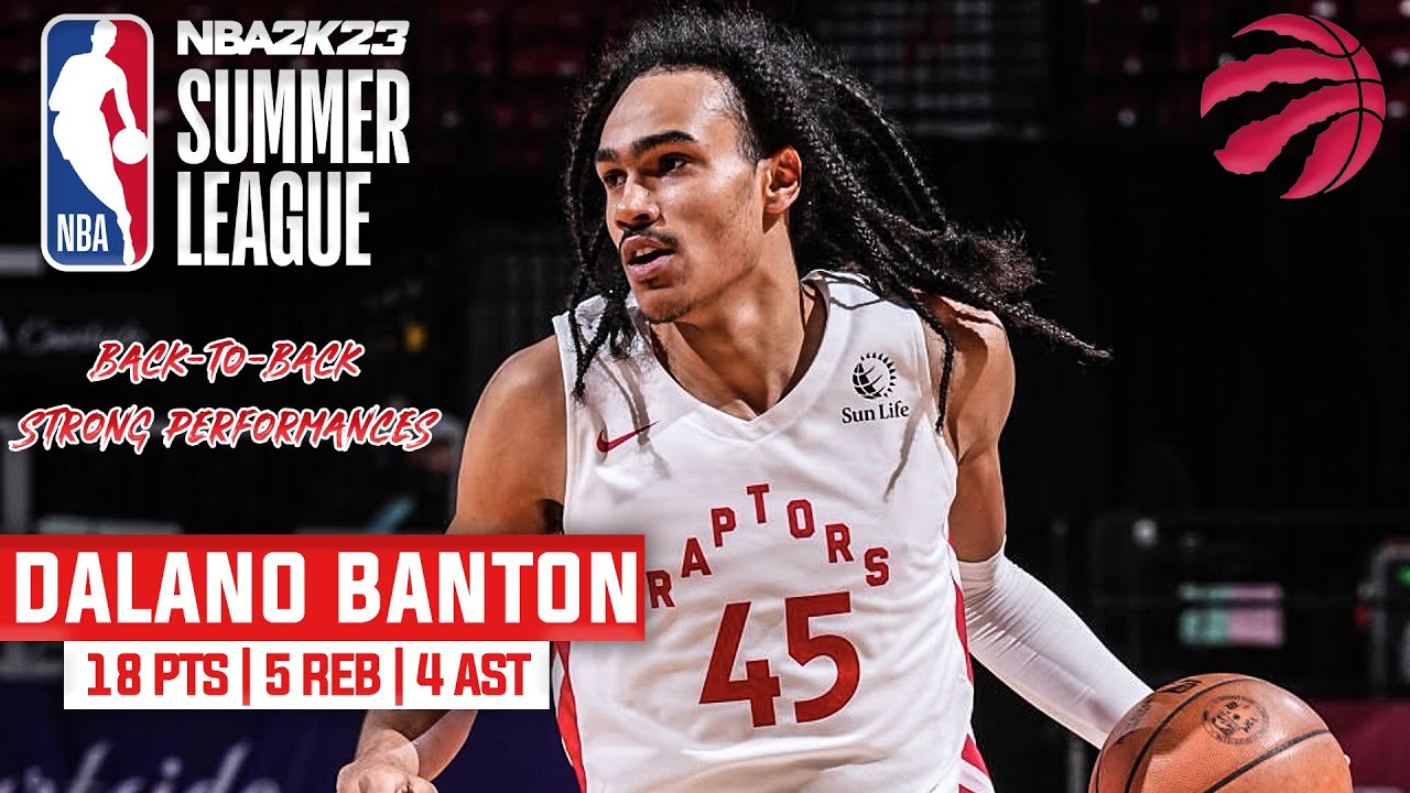 Dalano Banton in his jersey : r/torontoraptors