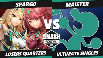 SWT CA RF Losers Quarters - Maister (Game & Watch) Vs. Spargo (Pyra Mythra) SSBU Ultimate Tournament