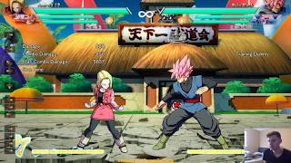 DBFZ - Getting hit, even by mids/highs, while blocking with up back.