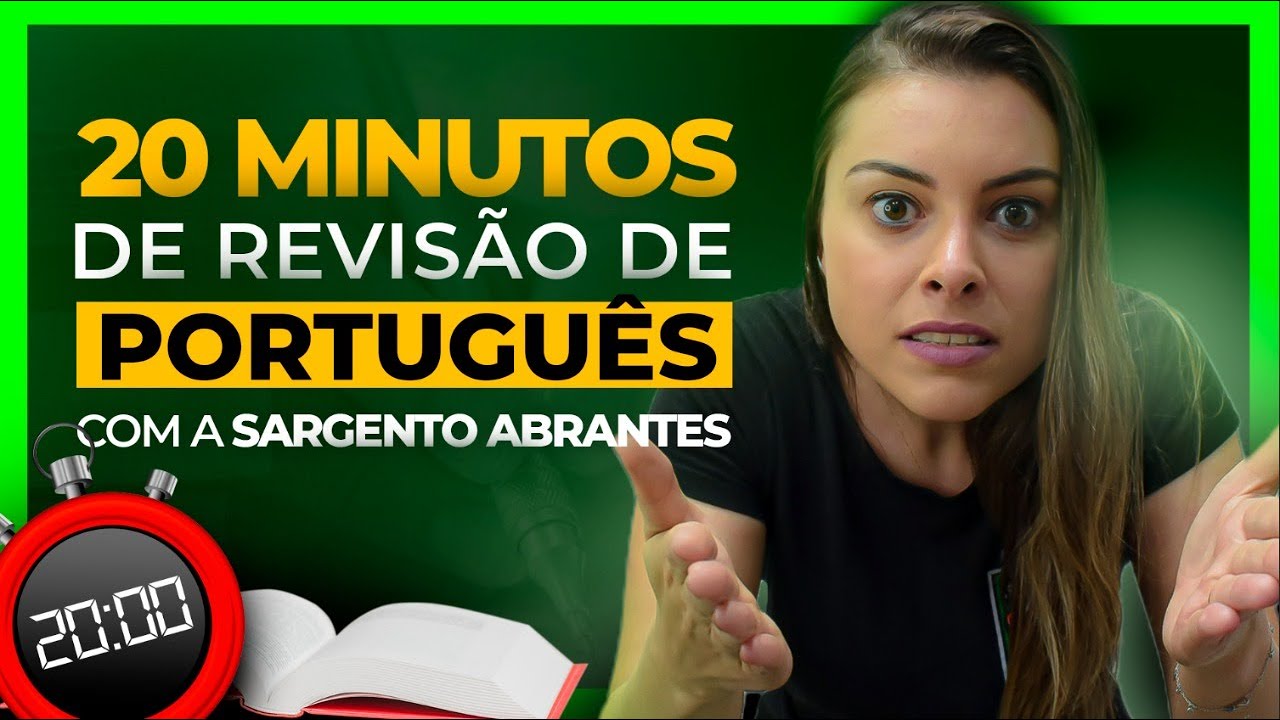 20 MINUTOS estudando com a Sgt Abrantes