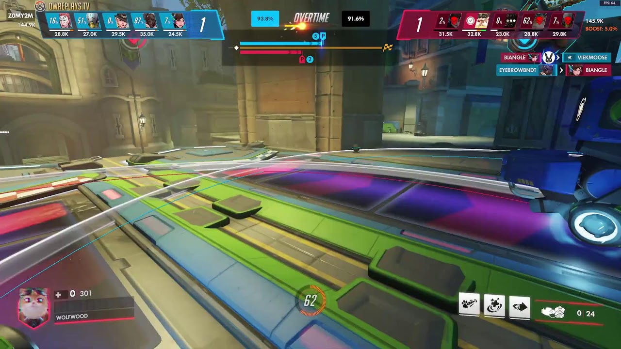 Against all odds (3/7) by WOLFWOOD — Overwatch Replay Z0MY2M - YouTube