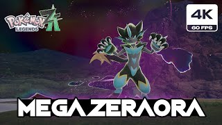 Pokemon Legends Z-A - Mega Zeraora Boss Fight Mega Dimension Dlc