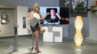 Long legs high heels tv presenter 1080p