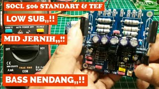 TEST SOCL 506 TEF & STANDART LOW SUB KOMPONEN ORIGINAL