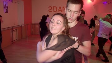 Disney Party. Sergey Zorin & Nadya Timofeeva. Zouk improvisation.